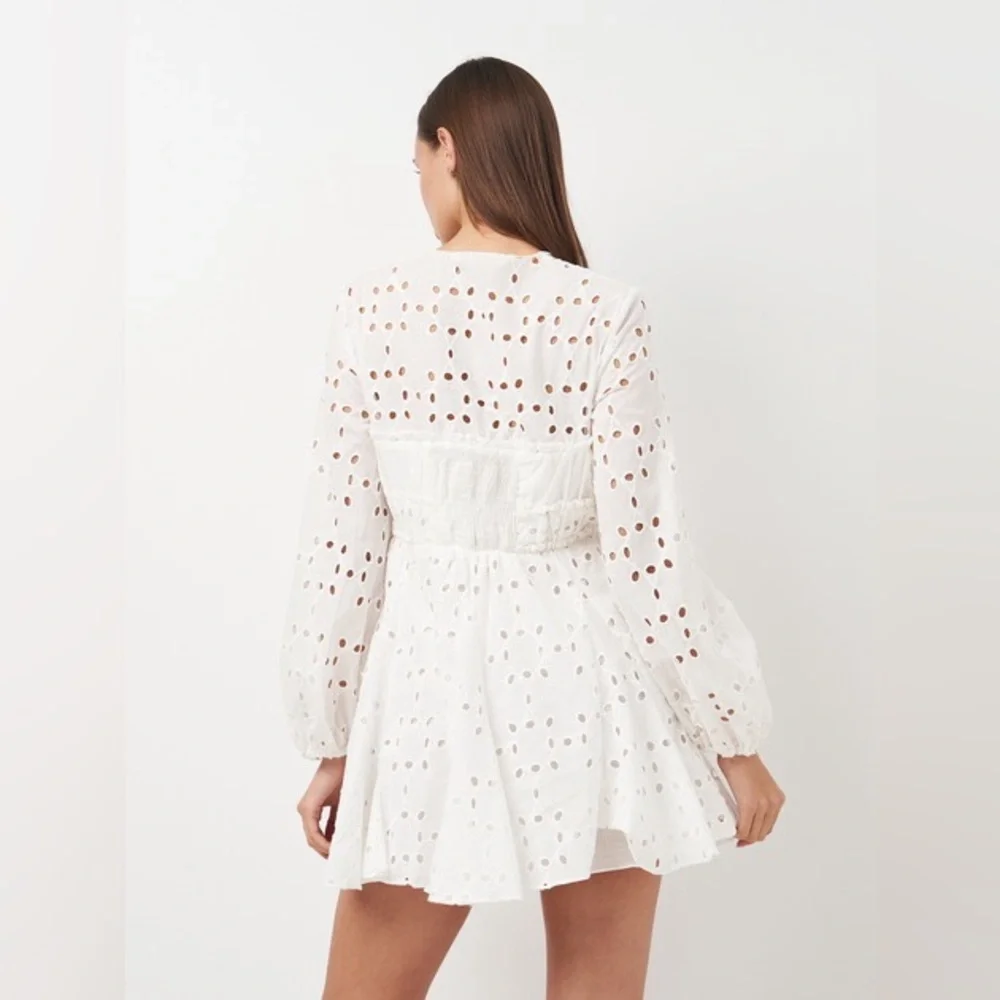 White Zara dress Size Small - Picture 2 of 8